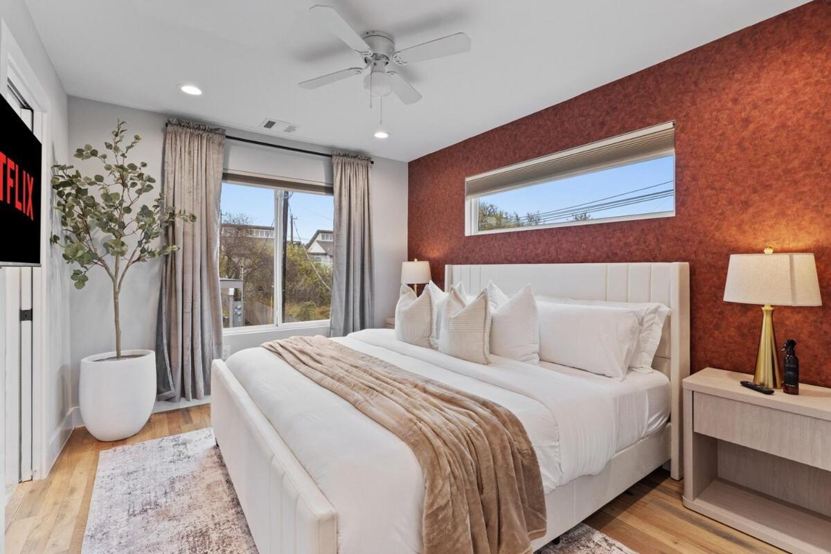 Stunning Area - 3Br Escape - 5 Mins To Dt - Sleeps 10 Villa Austin Exterior photo